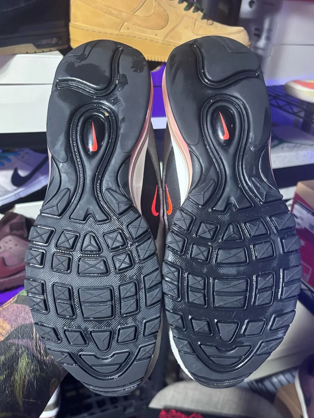 Nike Air Max 97 “Wolf Grey/ Radiant Red” - 10.5M